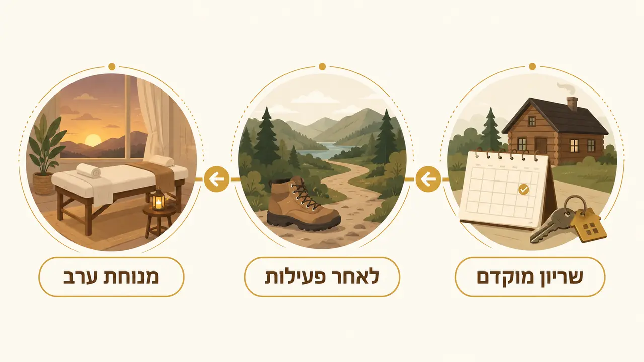 תיאום טיפולים בסופי שבוע ובימי מועד