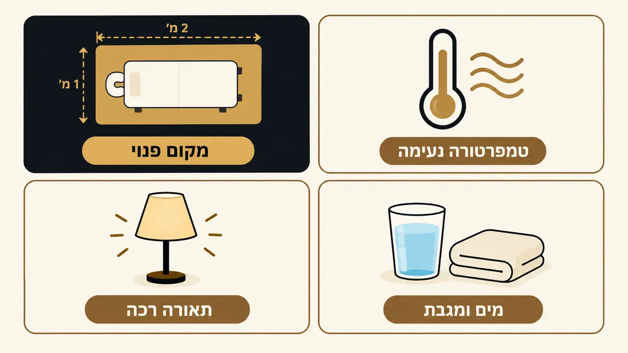 מה מכינים בבית לפני שהמעסה מגיע